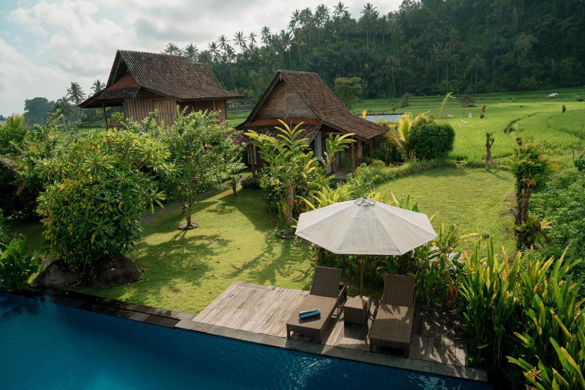 Kubu Sakian Villa And Restaurant Sidemen Silebeng Buitenkant foto