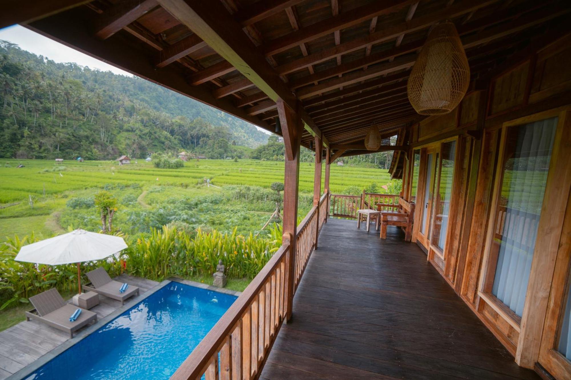 Kubu Sakian Villa And Restaurant Sidemen Silebeng Buitenkant foto