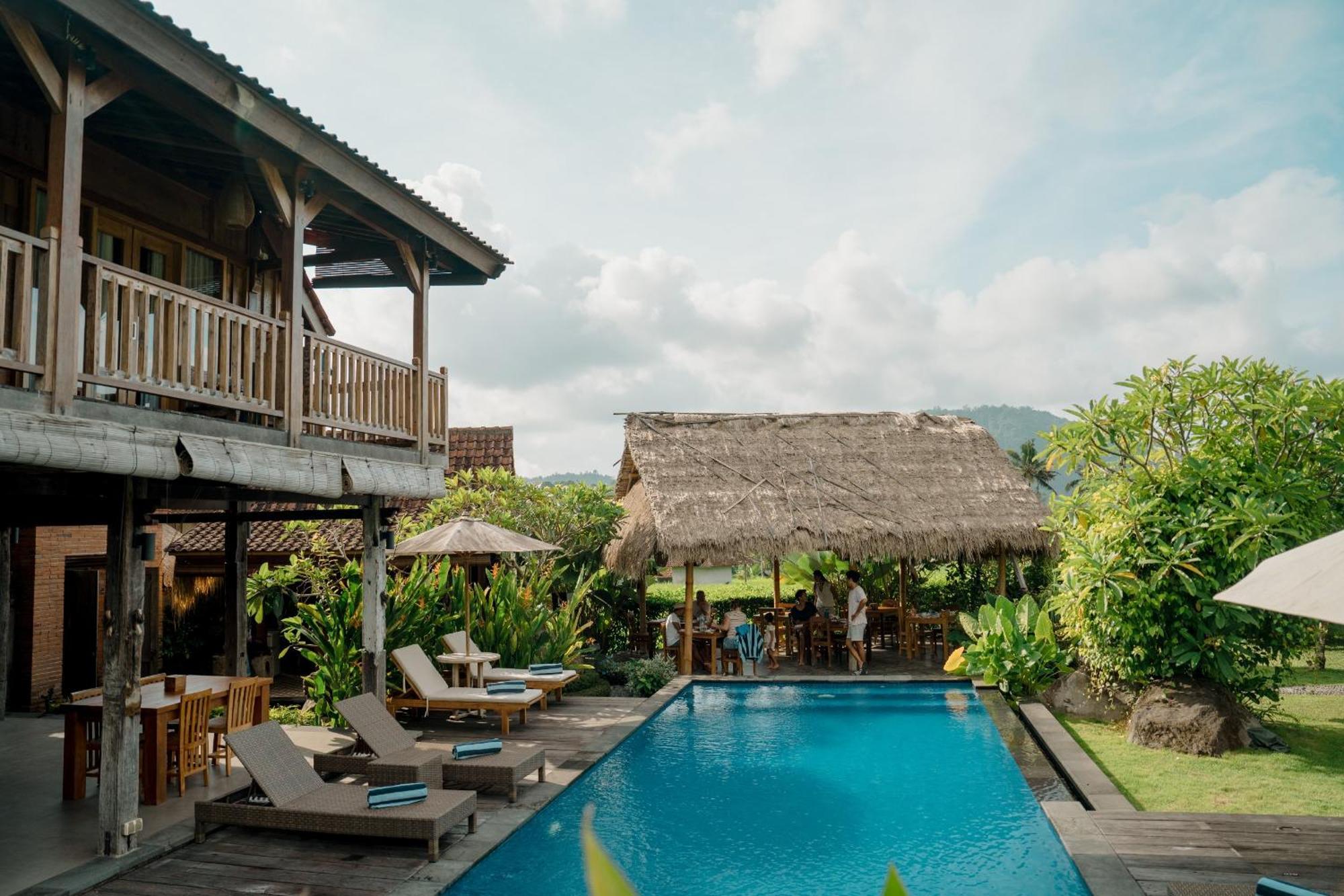 Kubu Sakian Villa And Restaurant Sidemen Silebeng Buitenkant foto