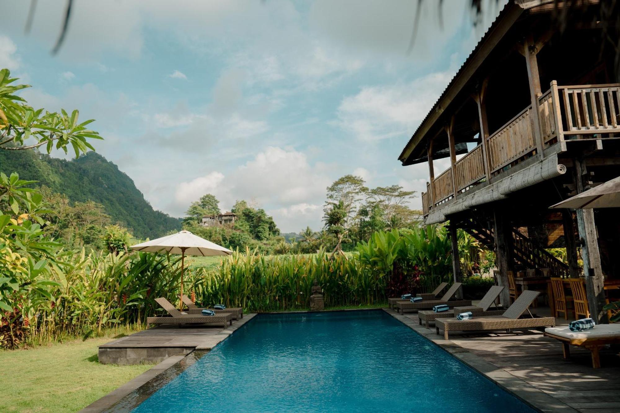 Kubu Sakian Villa And Restaurant Sidemen Silebeng Buitenkant foto