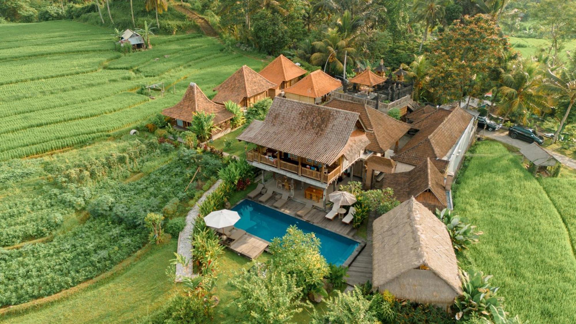 Kubu Sakian Villa And Restaurant Sidemen Silebeng Buitenkant foto