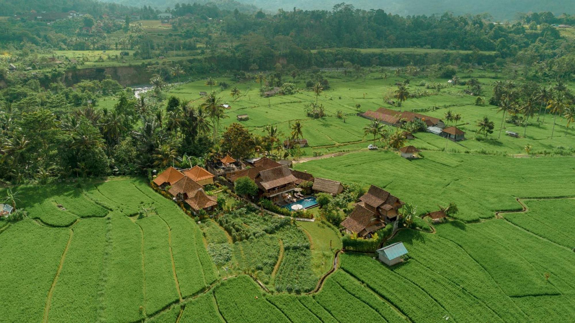 Kubu Sakian Villa And Restaurant Sidemen Silebeng Buitenkant foto